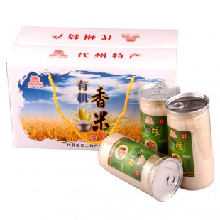 雁門特產(chǎn)代州有機香米6桶裝